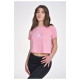Target Γυναικεία κοντομάνικη μπλούζα Crop Top Single Jersey "Better"